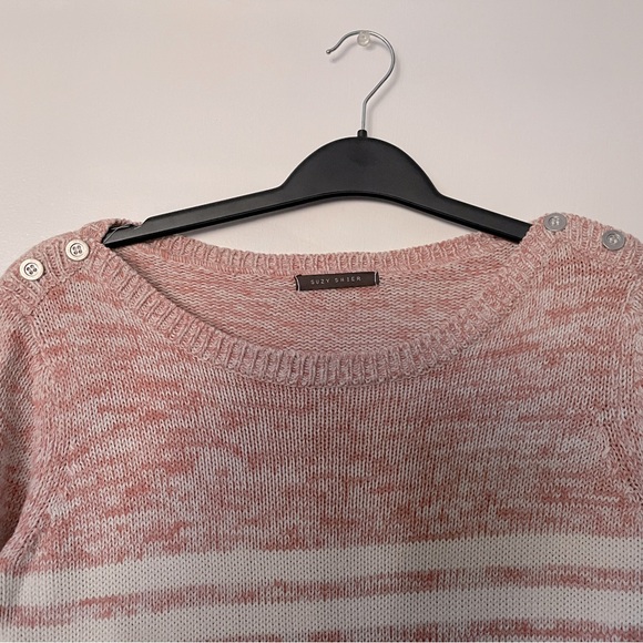 Suzy Shier Stripped Sweater - Size S - Picture 4 of 6